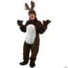 Adults Reindeer Costume With Hood - Large