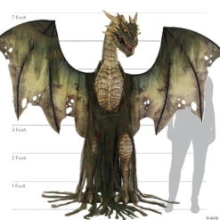 Animated 7 Ft Dark Forest Dragon 4 Animated 7 Ft Dark Forest Dragon -Spooky Fun Sales Store animated 7 ft dark forest dragonmr124633 a06