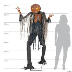 Animated Scorched Scarecrow Halloween Decoration -Spooky Fun Sales Store animated scorched scarecrow halloween decorationmr124456 a06