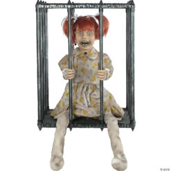 Animated Screaming Caged Kid Walk Around Accessory