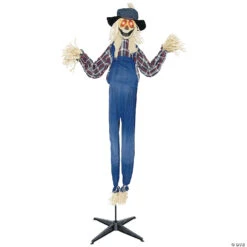 Animated Standing Scarecrow Halloween Decoration