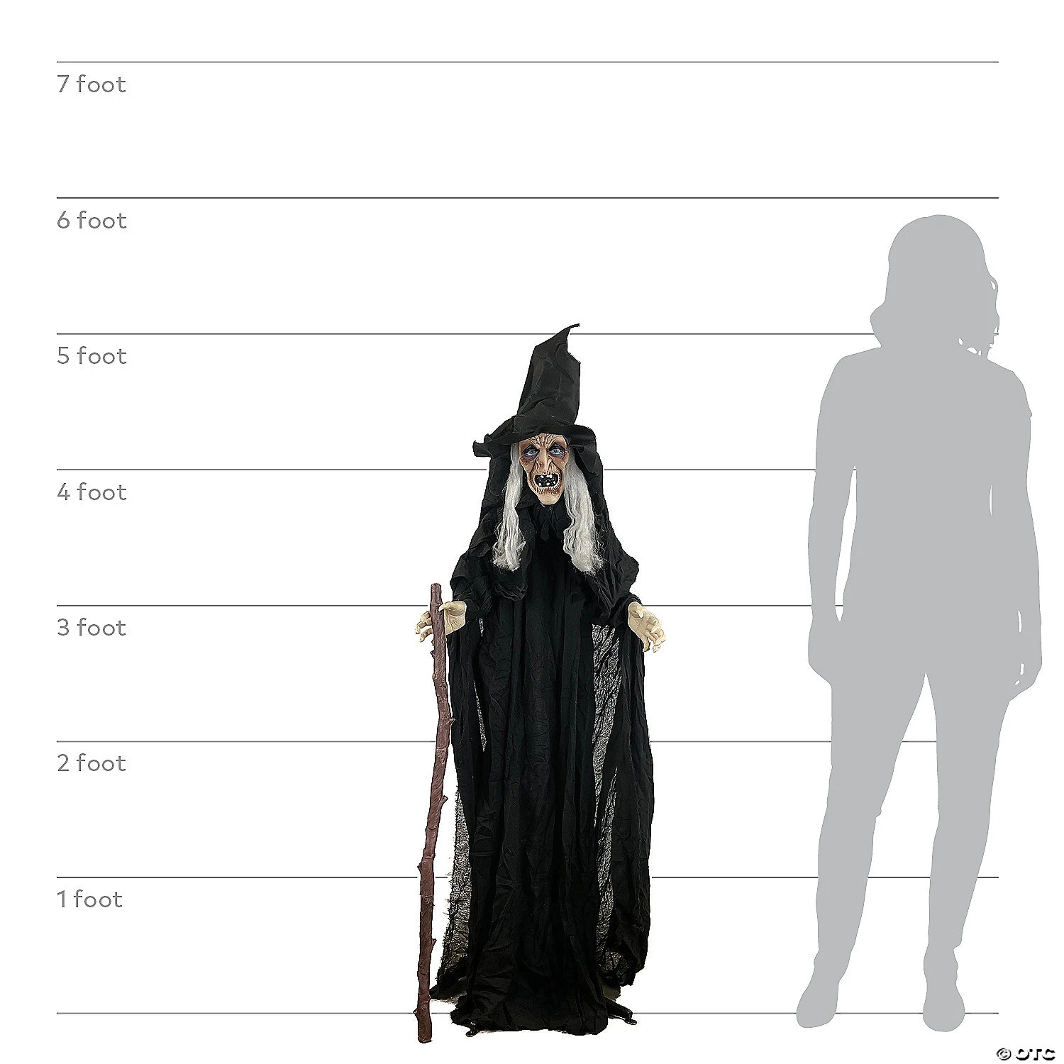 Animated Witch With Cane 2 Animated Witch With Cane - Image 2