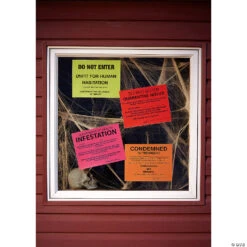 Condemned Signs 4-Pack