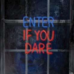 Enter If You Dare Sign -Spooky Fun Sales Store enter if you dare signss73217g a02