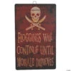 Floggings Will Continue Wall Sign Decoration
