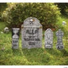 Foam Tombstone Yard Decoration Set - 4 Pc.