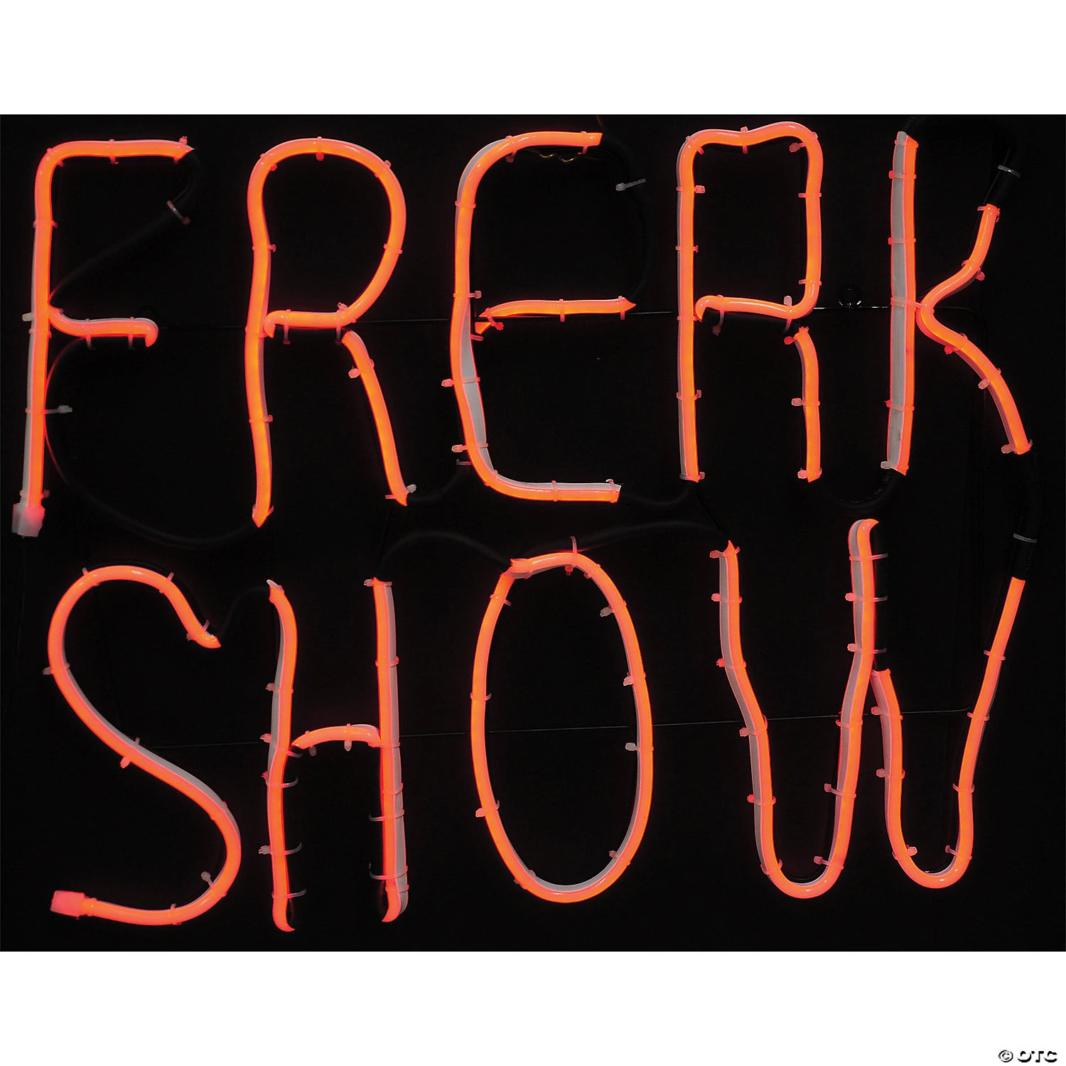 Glowing Neon LED Freak Show Light Up Sign 1 Glowing Neon LED Freak Show Light Up Sign