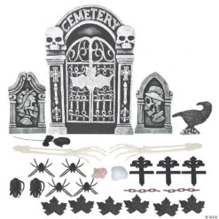 Graveyard Halloween Decoration Set - 24 Pc.