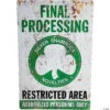 Halloween III Season Of The Witch Final Processing Metal Sign