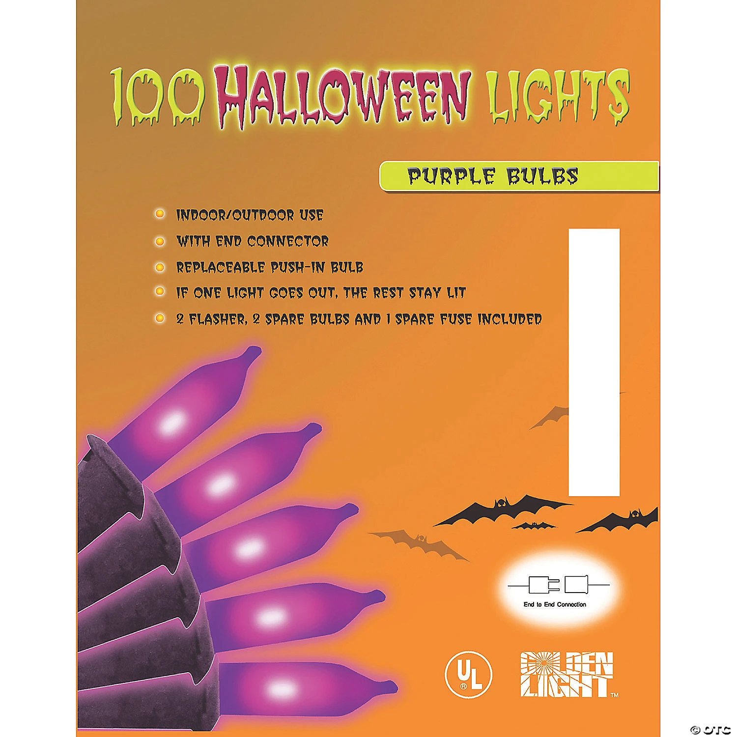 Halloween Lights Purple 100-Count 1 Halloween Lights Purple 100-Count