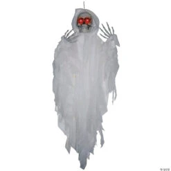 Hanging Light-Up White Reaper Halloween Decoration