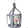 Hanging Talking Skull In Cage Decoration