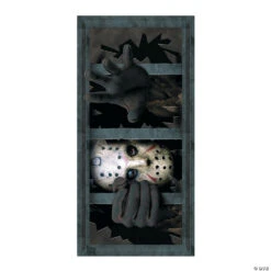Jason Wall Window Decal Halloween Decoration