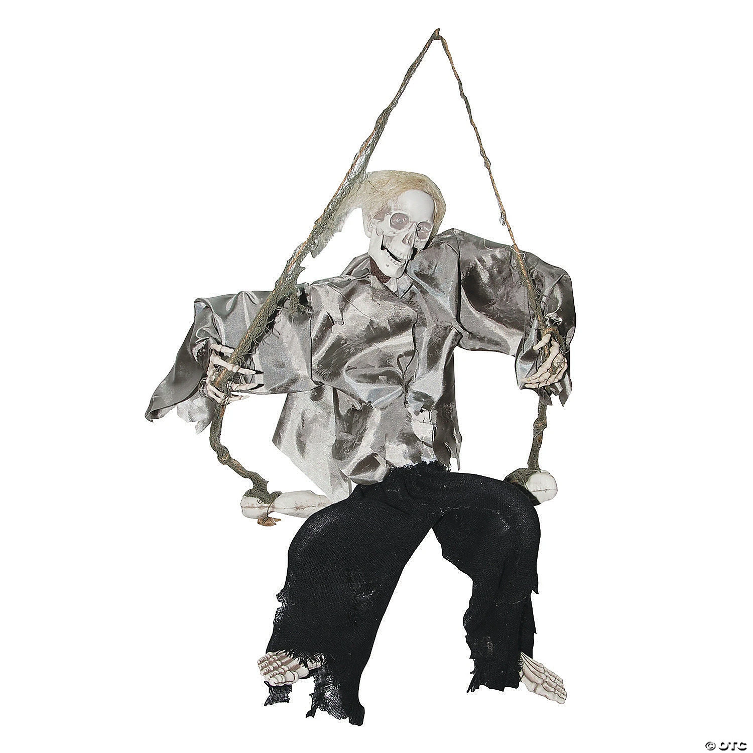 Kicking Reaper On Swing Halloween Decoration 1 Kicking Reaper On Swing Halloween Decoration