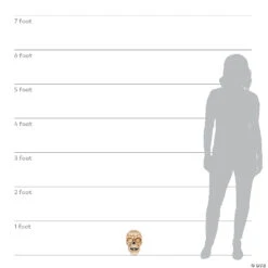 Light-Up Skull Doorbell Decoration 8 Light-Up Skull Doorbell Decoration -Spooky Fun Sales Store light up skull doorbell decorationmp13 a06