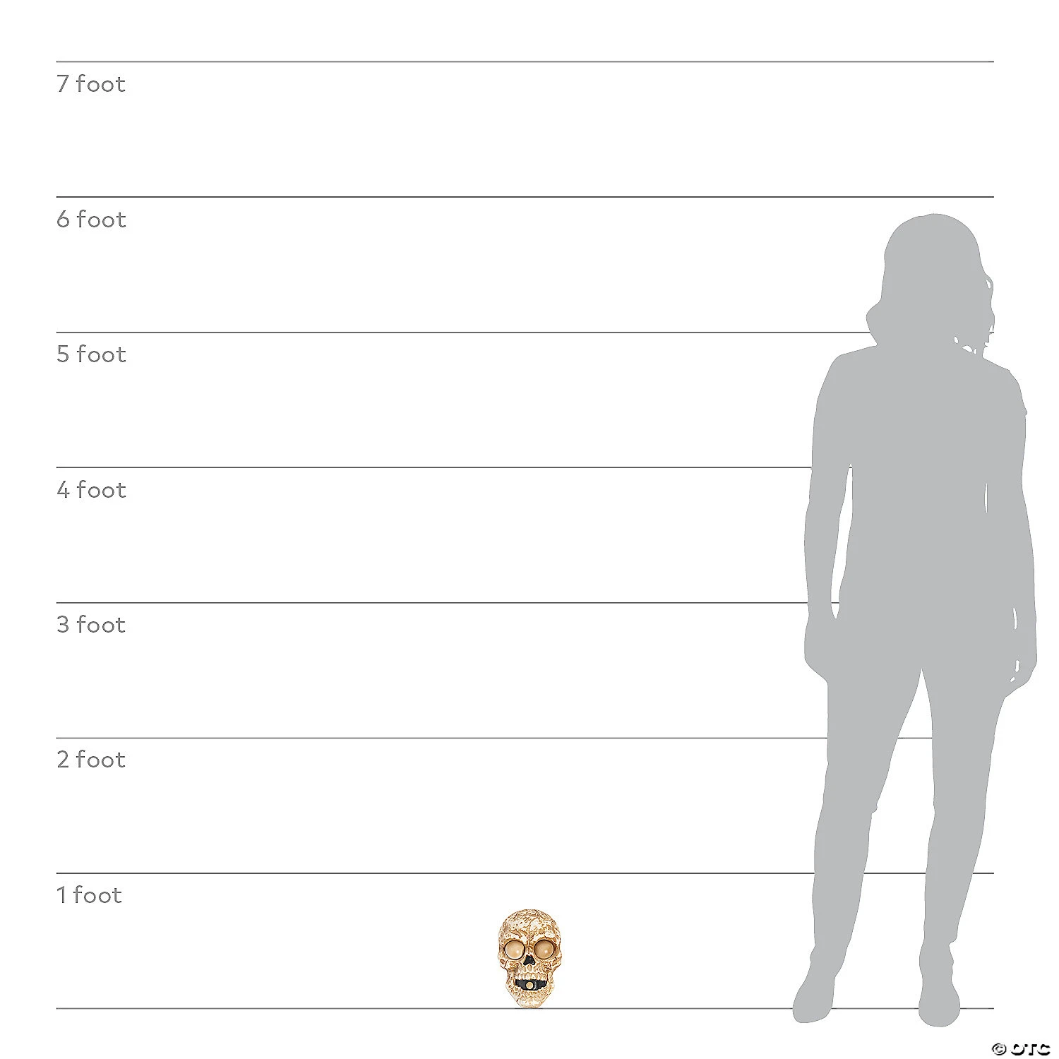 Light-Up Skull Doorbell Decoration 4 Light-Up Skull Doorbell Decoration - Image 4