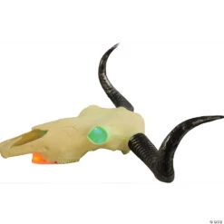 Lightup Longhorn Skull Decoration -Spooky Fun Sales Store lightup longhorn skull decorationss45145 a02