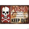 Metal Poison Sign