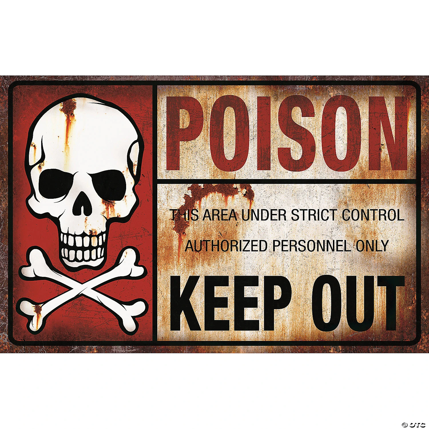 Metal Poison Sign 1 Metal Poison Sign