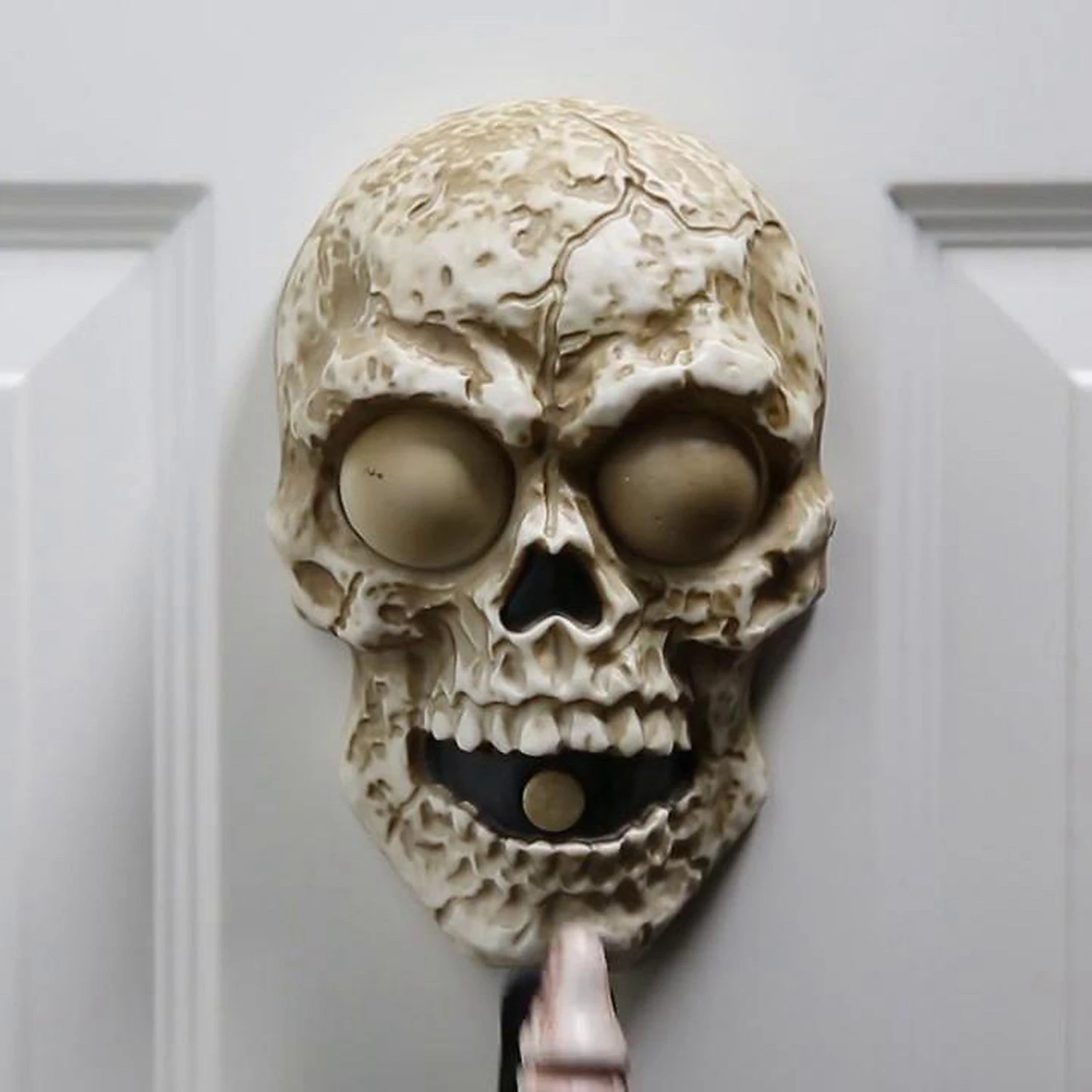 Light-Up Skull Doorbell Decoration 5 Light-Up Skull Doorbell Decoration - Image 5