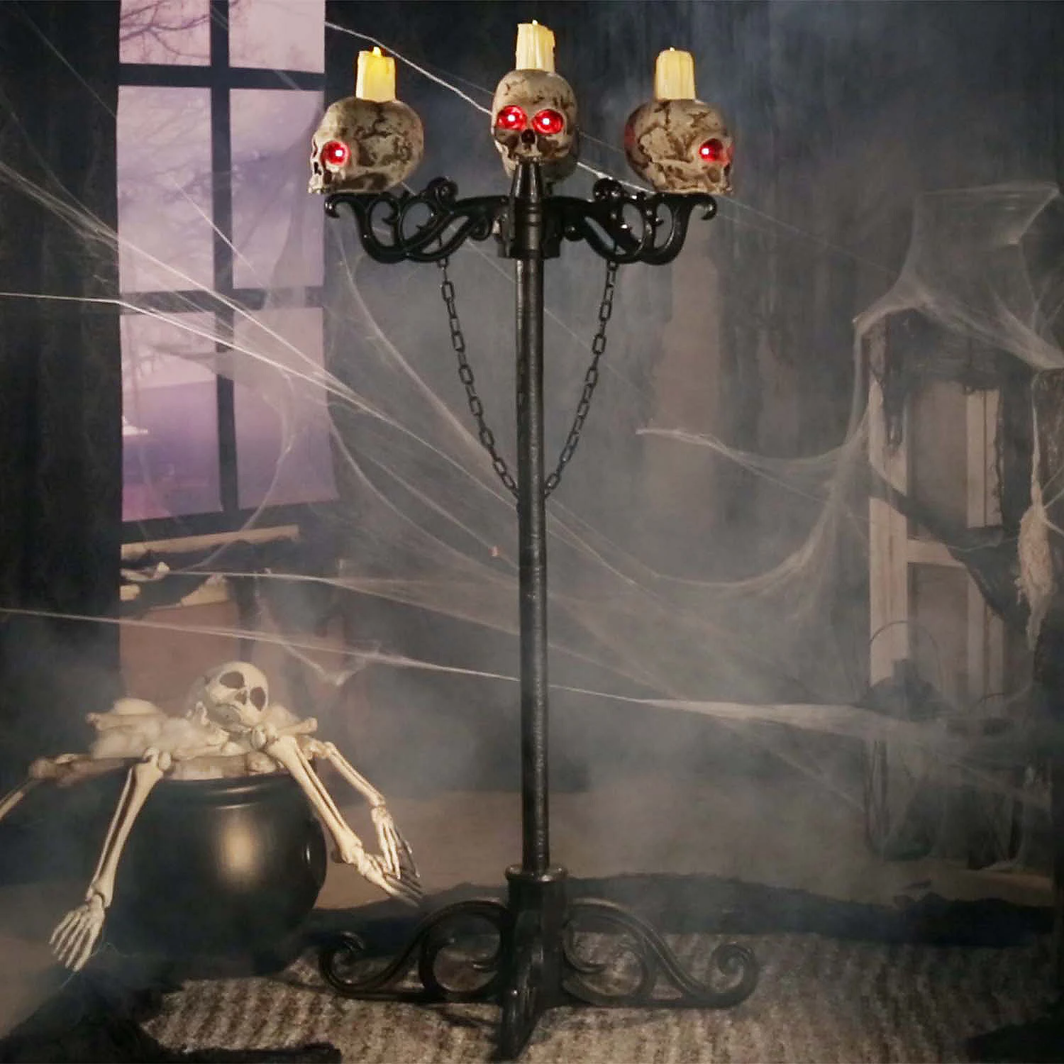 3-In-1 Skull Candelabra 2 3-In-1 Skull Candelabra - Image 2