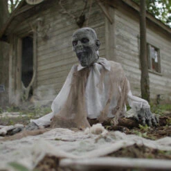 2' Animated Gaseous Zombie Groundbreaker Decoration -Spooky Fun Sales Store mr124197 t01