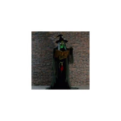 5.7' Animated Spell-Speaking Witch Halloween Decoration -Spooky Fun Sales Store mr124250 t01