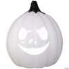 Nightmare Before Christmas Jack Skellington White Singing Pumpkin Halloween Decoration