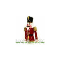 Outdoor 36" Red & White Nutcracker With Moving Arms 3 Outdoor 36" Red & White Nutcracker With Moving Arms -Spooky Fun Sales Store pc36733rw t01