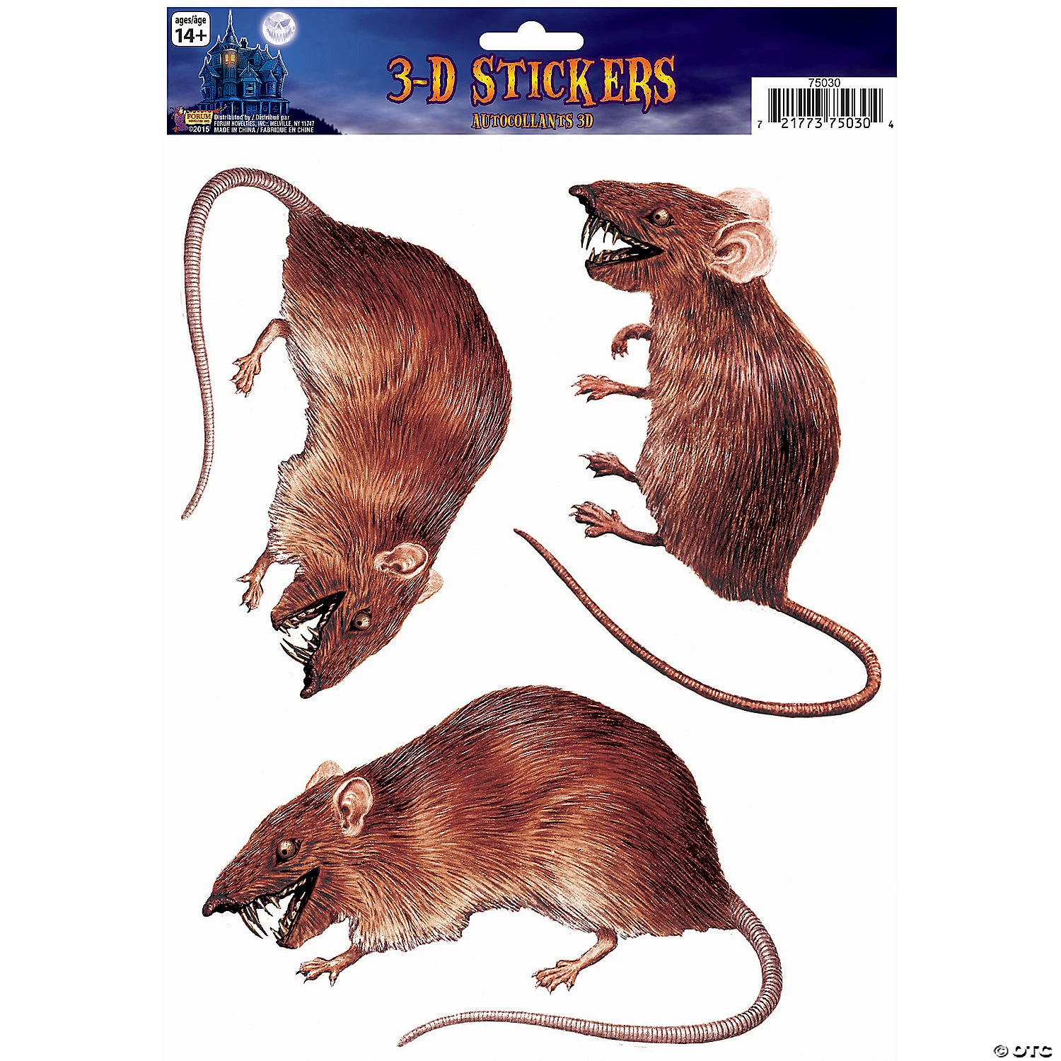 Rat Window Cling 1 Rat Window Cling