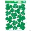 Shamrock Window Clings