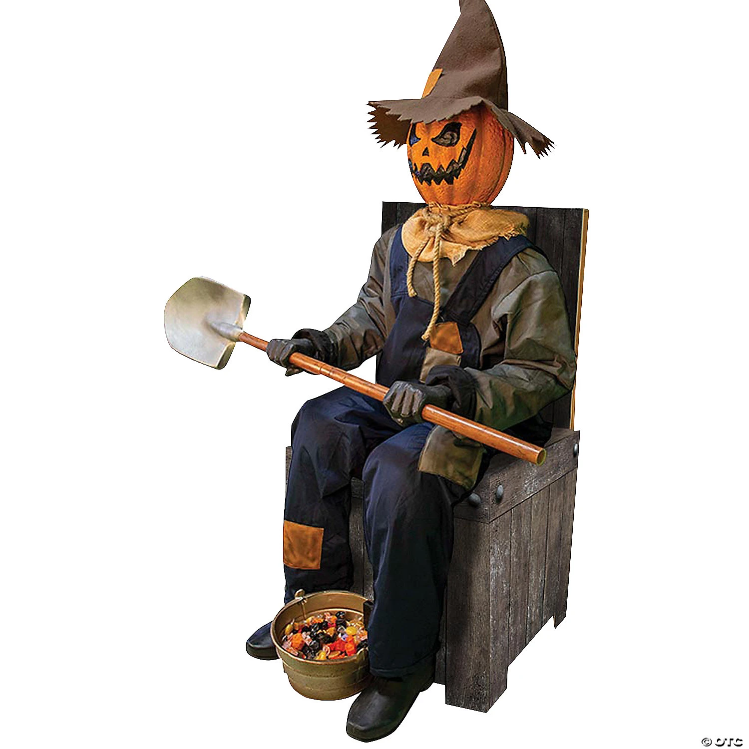 Smiling Jack Greeter With Chair Halloween Decoration 2 Smiling Jack Greeter With Chair Halloween Decoration - Image 2