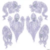 Spooky Spirit Plastic Wall Accents