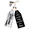 Witch & Welcome Door Tag Halloween Décor