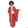 Women's Red Kimono Costume