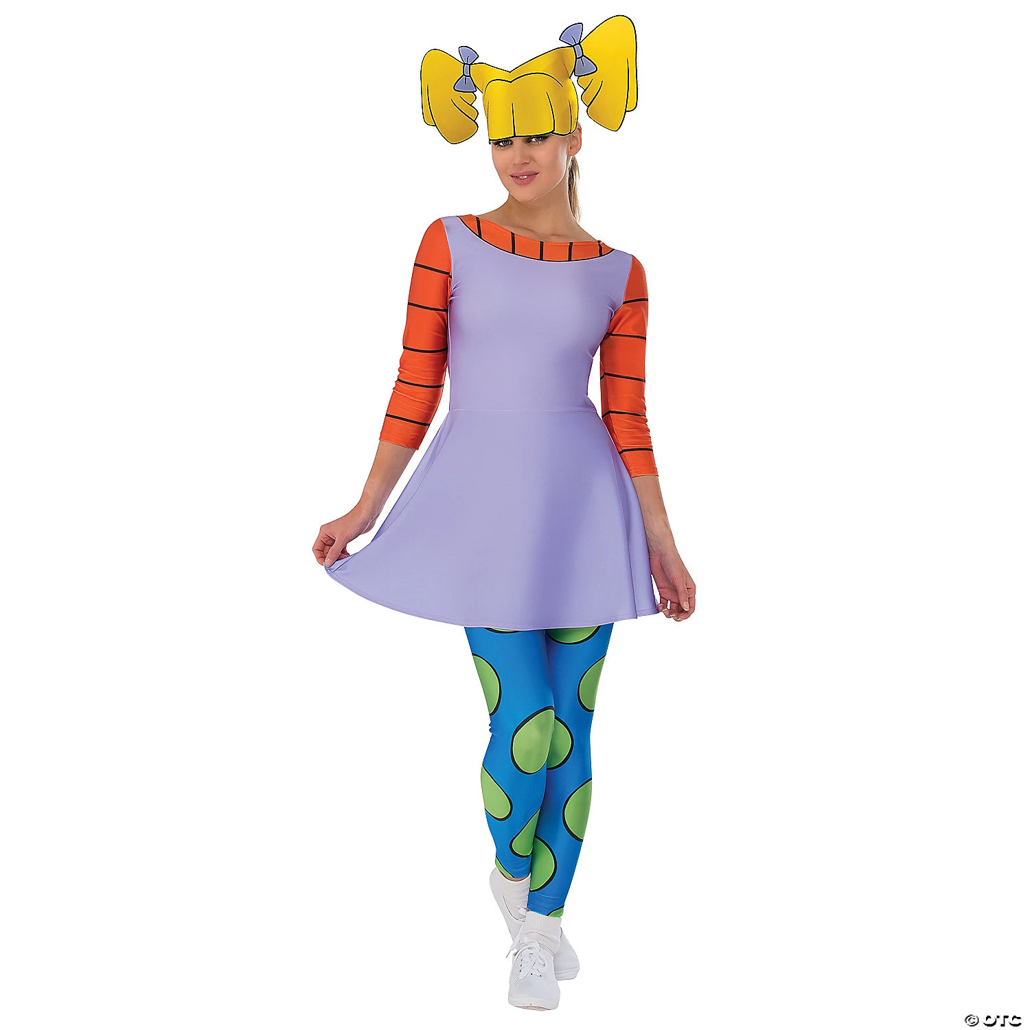 Women's Rugrats Angelica Costume 1 Women's Rugrats Angelica Costume