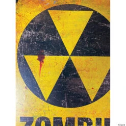 Zombie Fallout Shelter Sign -Spooky Fun Sales Store zombie fallout shelter signss71906 a02